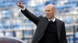 Zinedine Zidane, entrenador de fútbol y ex jugador: EFE.