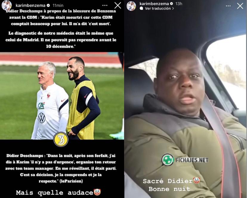 Karim Benzema estalla