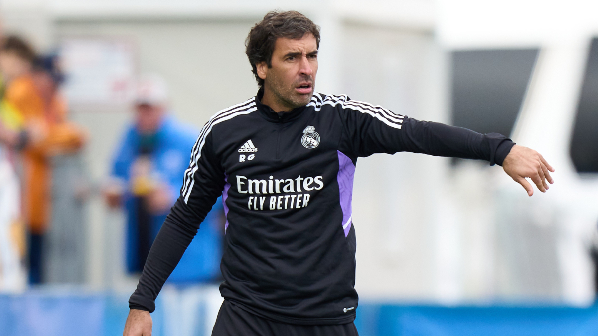 Raúl González Blanco durante un partido del Real Madrid Castilla
