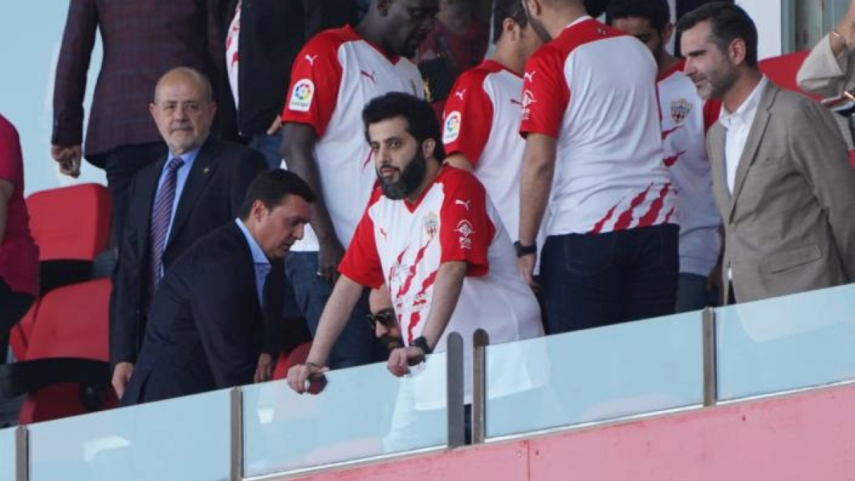 El máximo mandatario del Almería ha fijado un nuevo objetivo. Foto: @U_D_Almeria