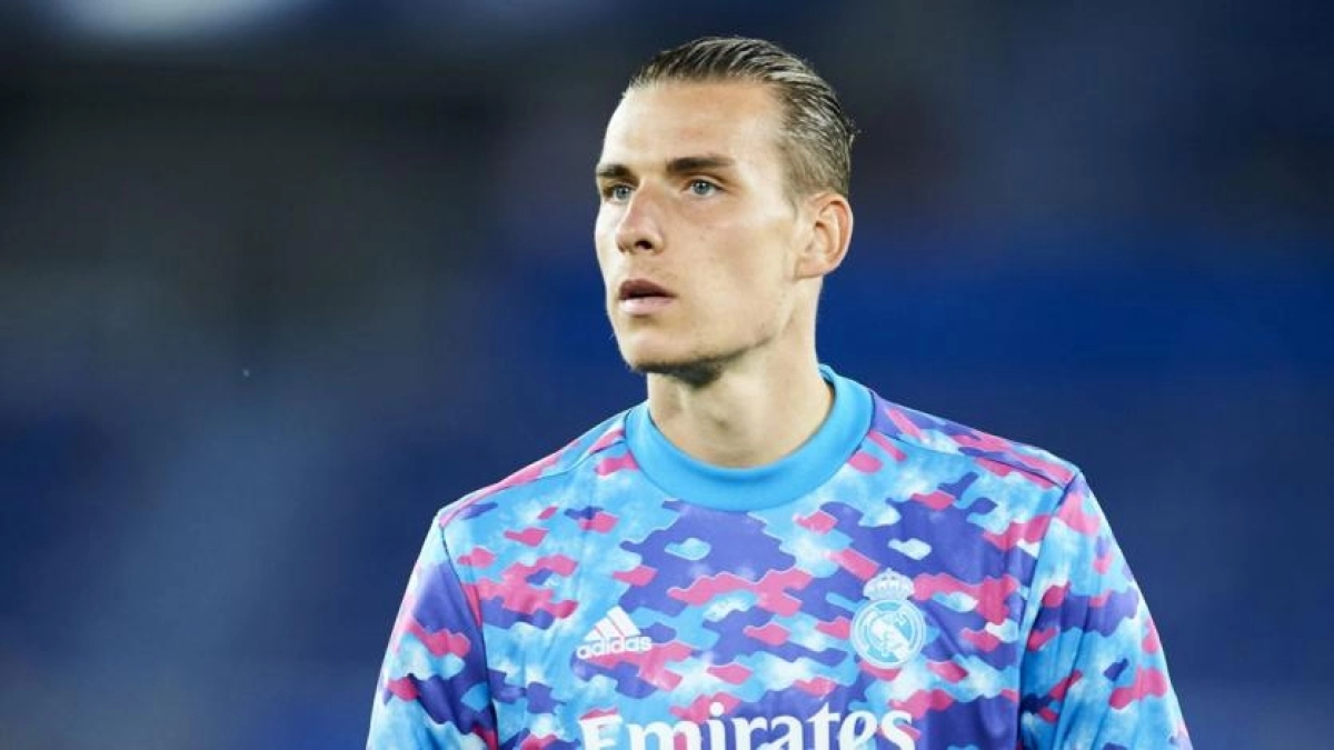 Andriy Lunin, portero del Real Madrid: Getty.