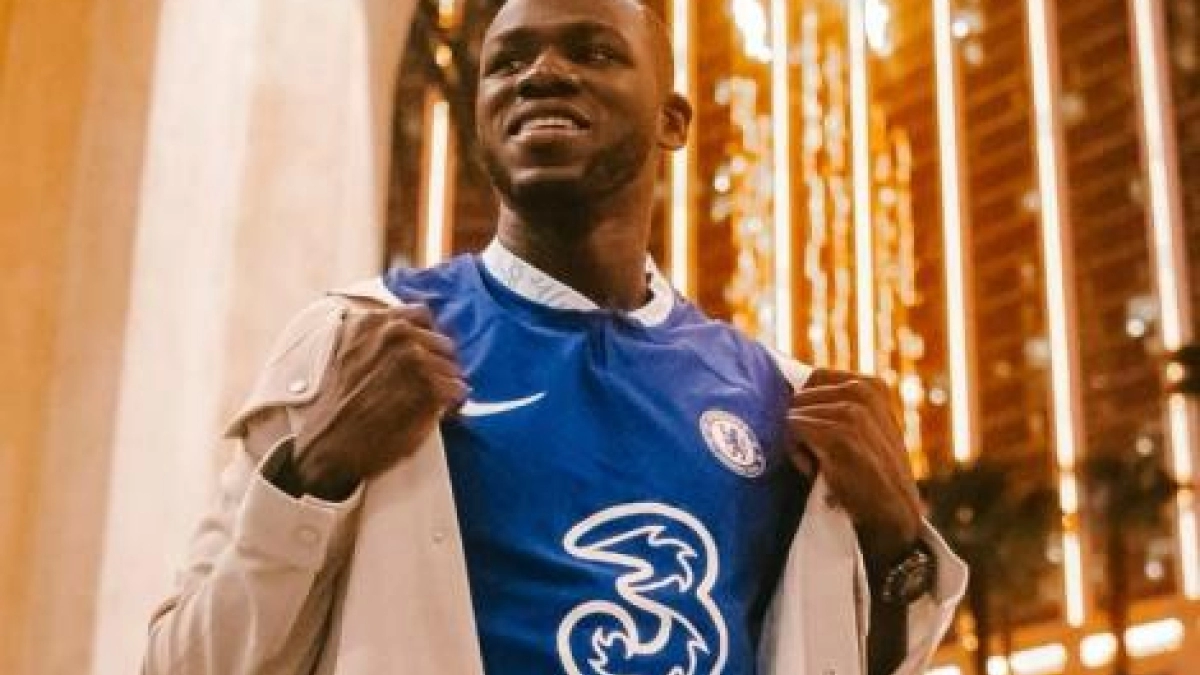 Kalidou Koulibaly ya es 'blue'. Foto: @ChelseaFC