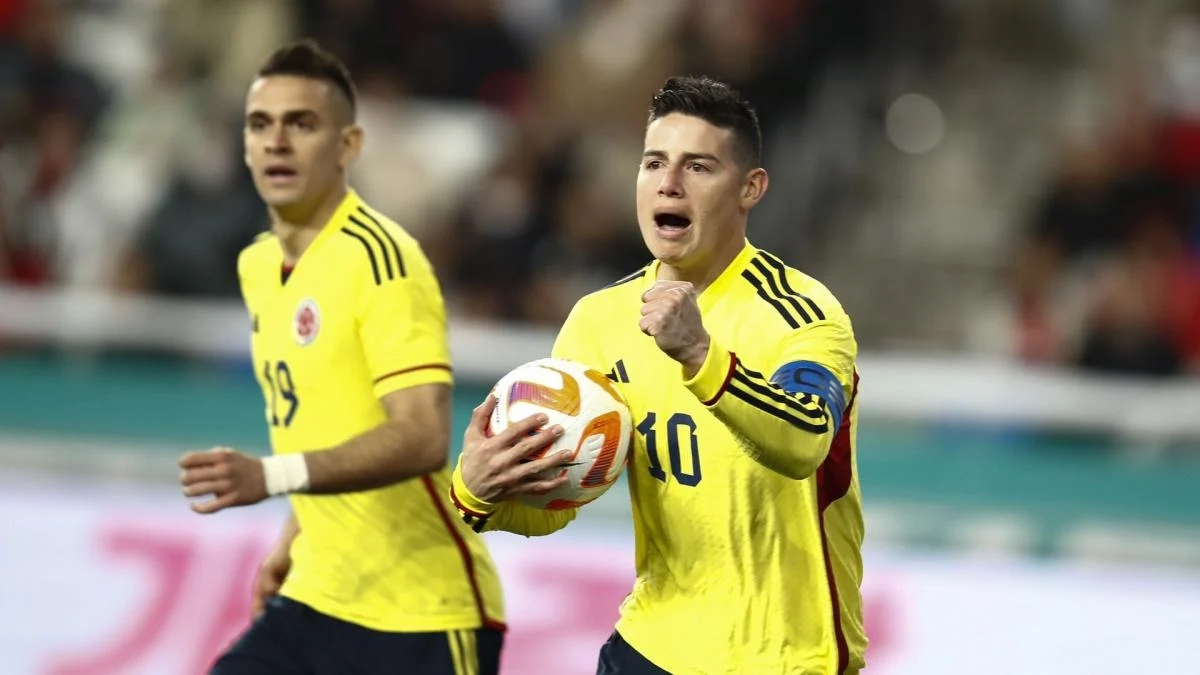 James Rodríguez, jugador de Colombia que pertenece al Sao Paulo, podría poner rumbo a España tras la Copa América