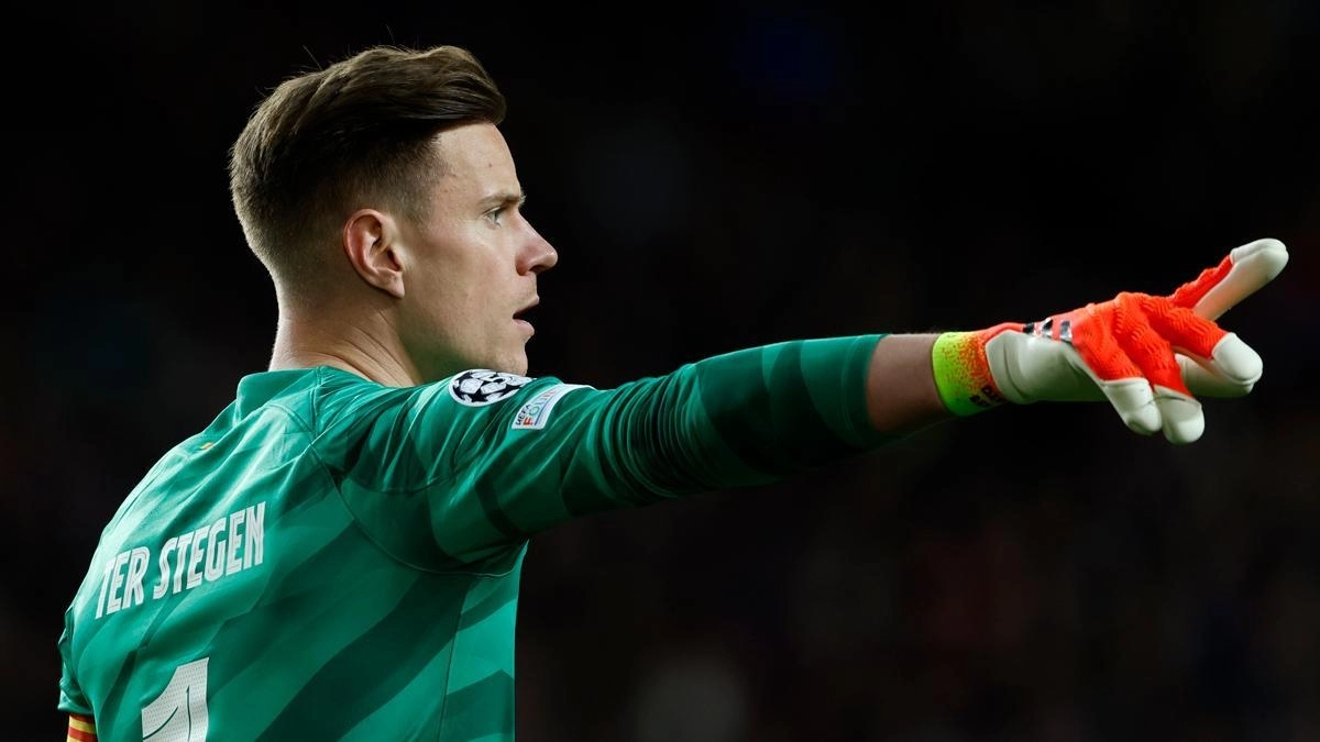 <p>Marc André Ter Stegen, Barcelona's goalkeeper, seriously injured against Villarreal.</p>