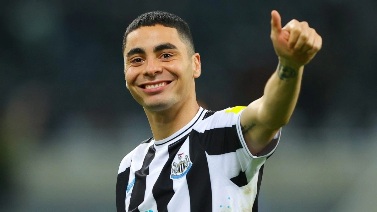 Miguel Almirón, jugador paraguayo del Newcastle