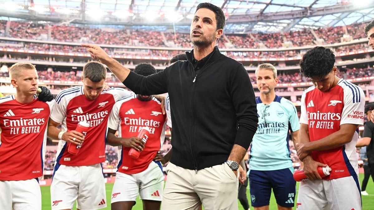 Mikel Arteta, manager of Arsenal.