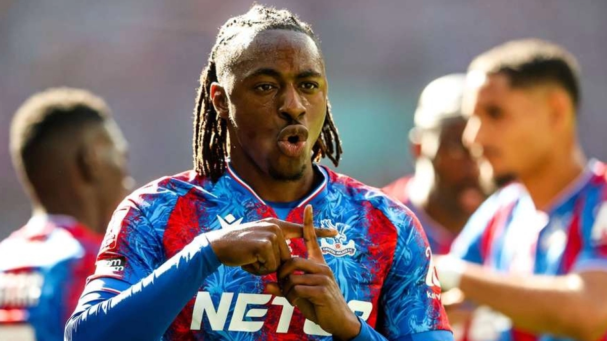 Eze celebrando el gol de la victoria