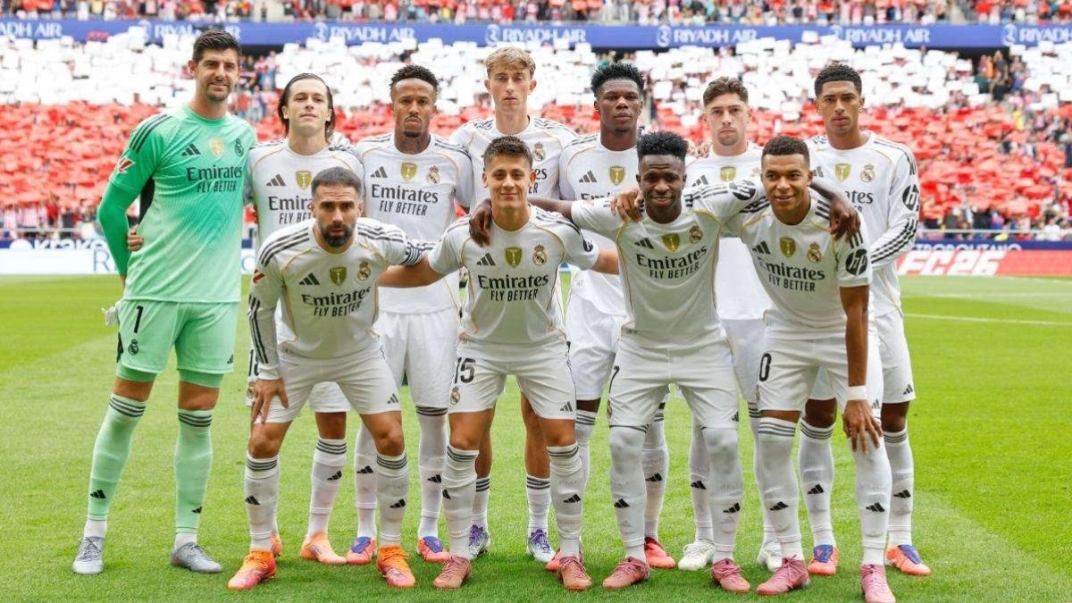 Once Real Madrid's defeat against Atlético de Madrid.