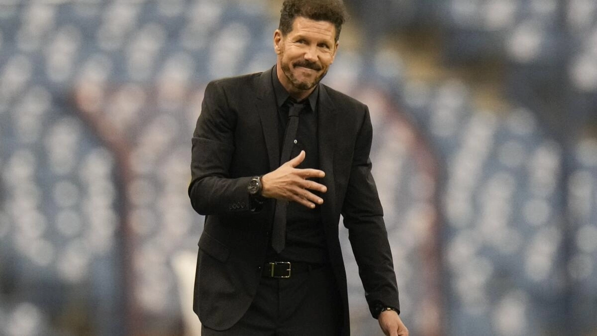 <p>Diego Simeone, coach of Atlético de Madrid.</p>