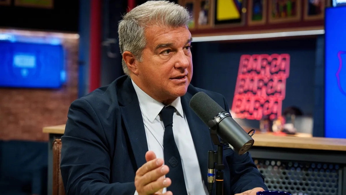 Joan Laporta, presidente del FC Barcelona