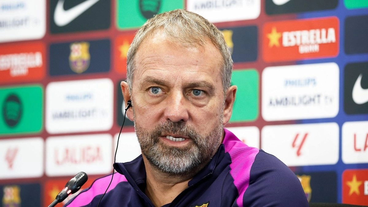 Hansi Flick, current coach of FC Barcelona.