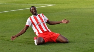 La UD Almería podría perder a Umar Sadiq en el próximo verano. Foto: Getty