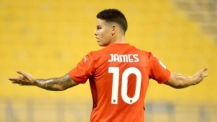 James Rodríguez, jugador del Al-Rayyan: La Razón.
