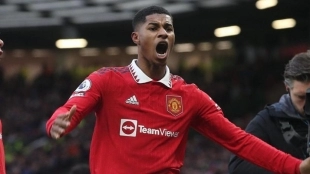 Rashford es la estrella del actual United. Foto: SPORT