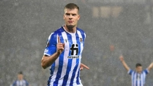 Sorloth quiere seguir en la Real Sociedad. Foto: El Diario Vasco