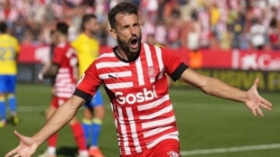 El Girona duda sobre la continuidad de Stuani