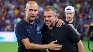 Hansi Flick, Barça's coach, rules out Sergi Roberto's continuity.