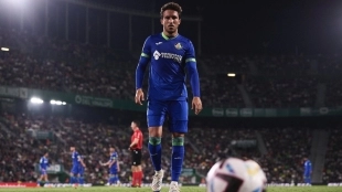 <p>Luis Milla, player of Getafe CF who could sign for Atlético de Madrid</p>