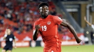 Alphonso Davies, left-back of Bayern Munich who interests Real Madrid