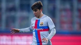 Pablo Torre, midfielder of FC Barcelona who could leave on loan
