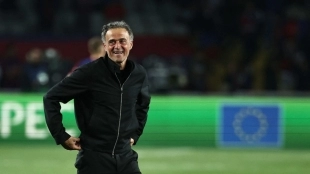 Luis Enrique, current coach of PSG.