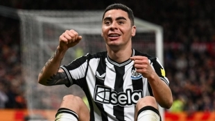 Miguel Almirón, jugador paraguayo del Newcastle