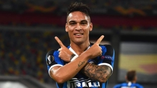 Lautaro Martínez, delantero del Inter de Milán
