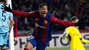 Vitor Roque, forward of FC Barcelona who is on loan at Real Betis