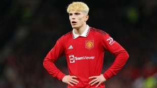 United wants Garnacho out / goal