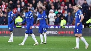 The Chelsea players