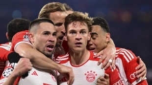Los jugadores del Bayern de Múnich celebran un gol