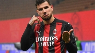 Théo Hernández, Milan's full-back.