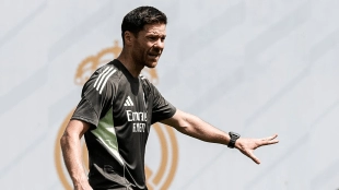 Xabi Alonso, actual entrenador del Real Madrid