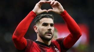 <p>Théo Hernández, Milan's full-back</p>