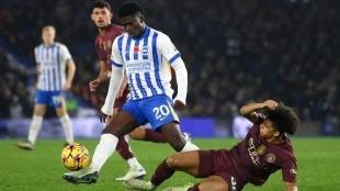City y United pelean por Carlos Baleba / BBC