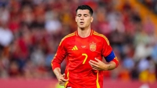 Álvaro Morata, delantero de la selección española