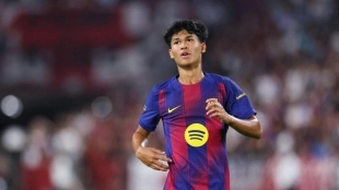 Training with FC Barcelona in the preseason