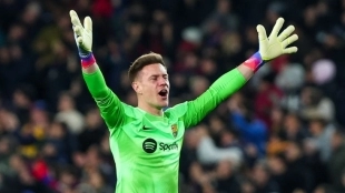 Ter Stegen is being pressured to leave Barcelona / DAZN
