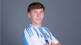 Santino Andino, convocado con Argentina en categorías inferiores