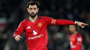 Bruno Fernandes, capitán del Manchester United