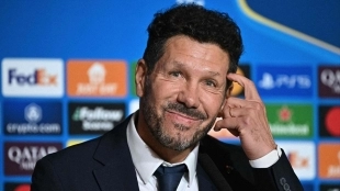 <p>Cholo Simeone, coach of Atlético de Madrid</p>