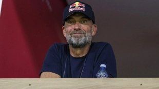 Jürgen Klopp with the Red Bull colors